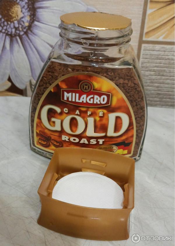 Растворимый кофе Milagro Gold roast фото