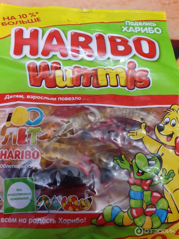 Жевательный мармелад Haribo Червячки фото