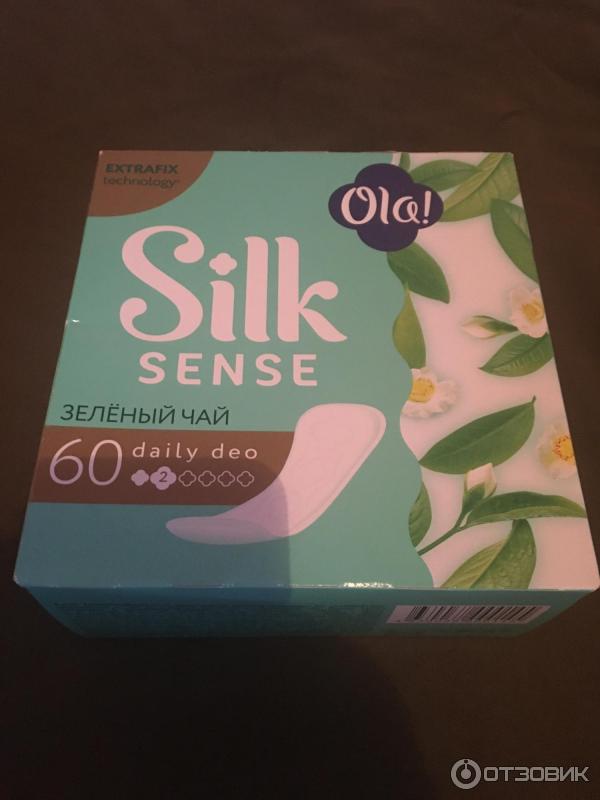 Ежедневные прокладки Ola! Silk Sense DAILY DEO Зеленый чай фото