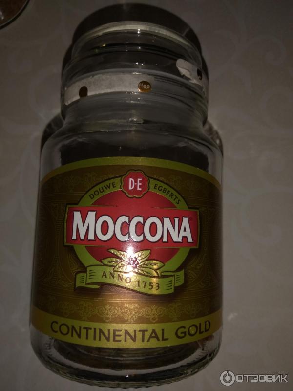 Кофе Moccona Continental Gold растворимый фото