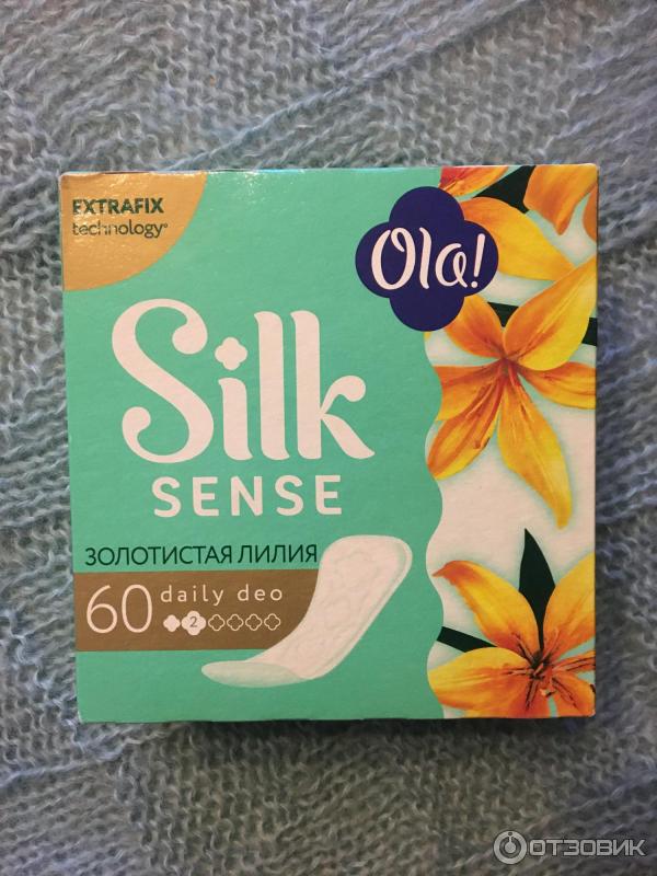 Ежедневные прокладки OLA! Silk Sense DAILY DEO Золотистая Лилия фото