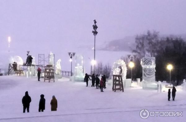 Удмуртский лёд, фестиваль ледовых скульптур, Ижевск