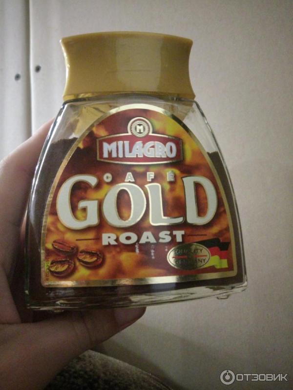 Растворимый кофе Milagro Gold roast фото