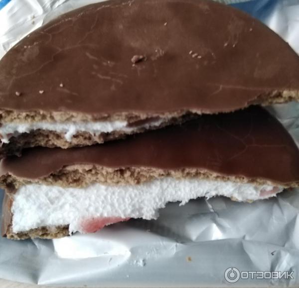 Печенье Wagon Wheels с суфле и джемом фото