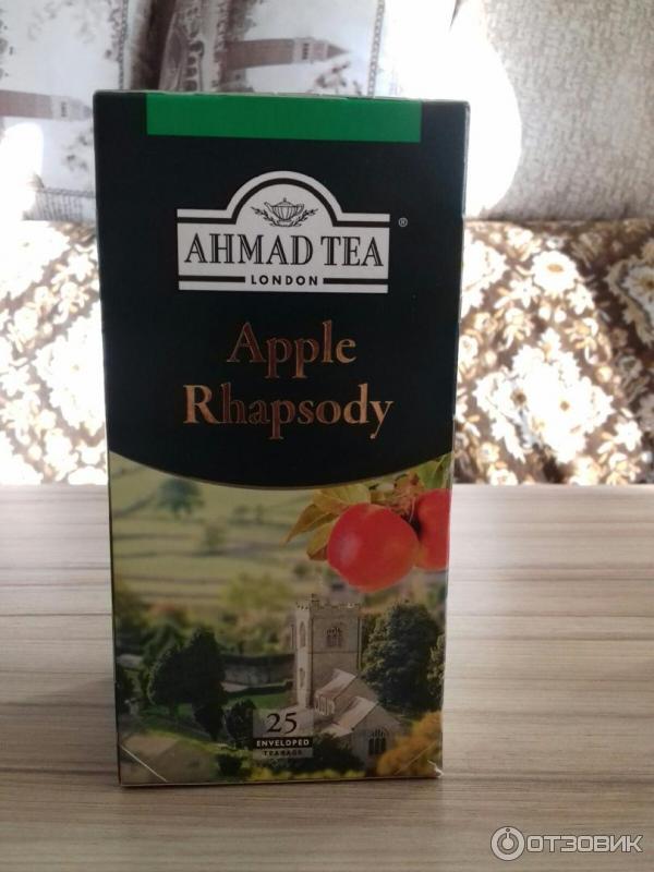 Черный чай Ahmad Tea Apple Rhapsody со вкусом яблока и мяты фото