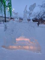 Ледовый городок (Россия, Новосибирск) фото