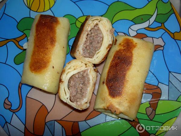 Блинчики Сибирская коллекция с мясом фото