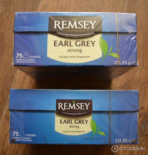 Чай черный Remsey Earl Grey Strong с бергамотом отзывы