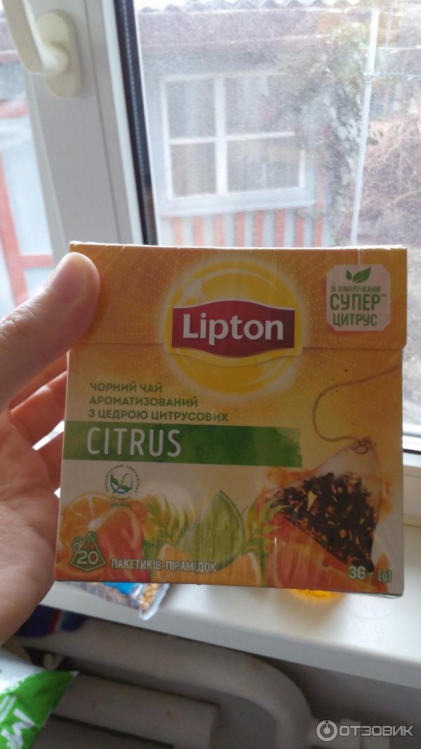 Чай черный Lipton Citrus фото