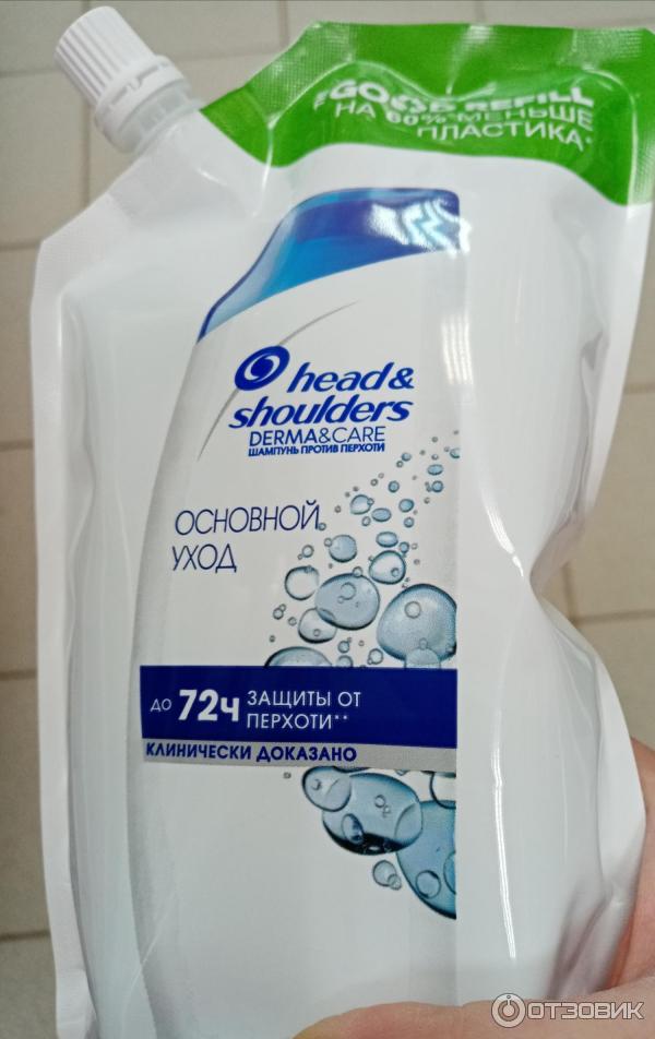 Шампунь head&shoulders основной уход сменный блок 480 мл фото