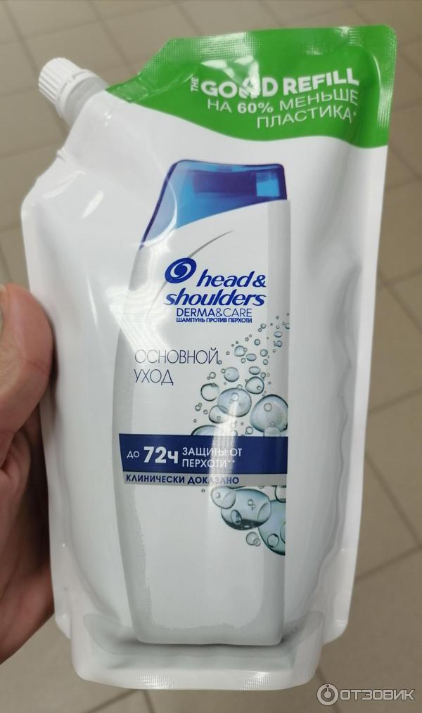 Шампунь head&shoulders основной уход сменный блок 480 мл фото