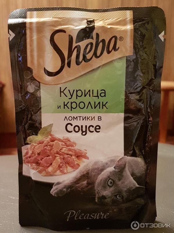 Корм консервированный полнорационный Sheba Pleasure для взрослых кошек фото