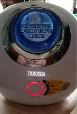 Увлажнитель воздуха Zanussi ZH 3 Pebble фото