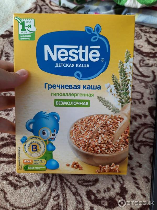 Детские каши Nestle фото