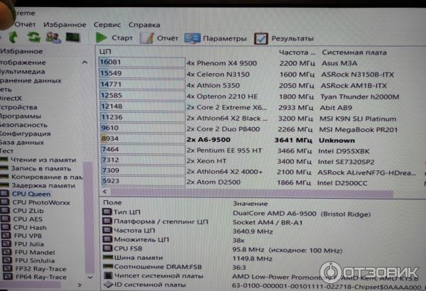 Процессор AMD A6-9500 (GPU Radeon R5) фото