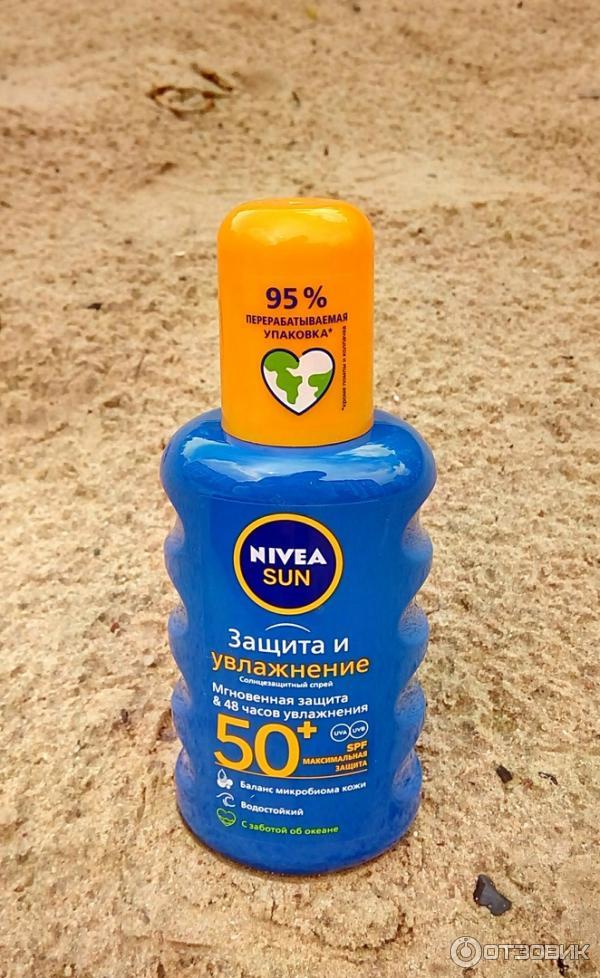 Солнцезащитный спрей Nivea Sun spf50