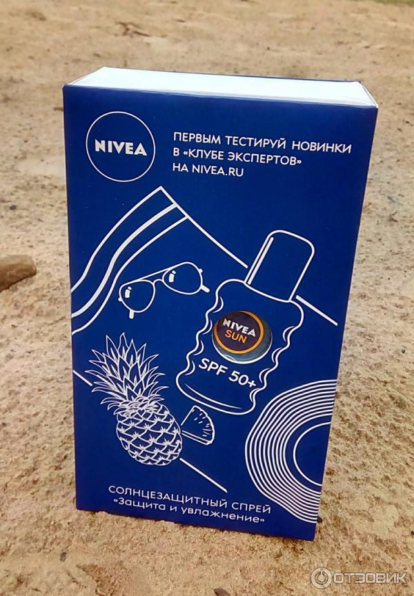 Солнцезащитный спрей Nivea Sun spf50