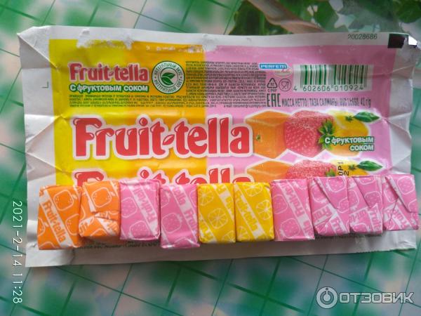 Жевательные конфеты Fruit-tella