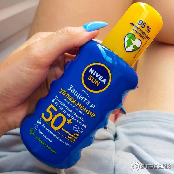 Солнцезащитный спрей NIVEA SUN SPF 50+ фото