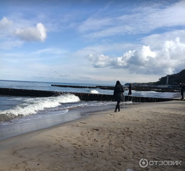 Пляж г. Светлогорска (Россия, Калининградская область) фото