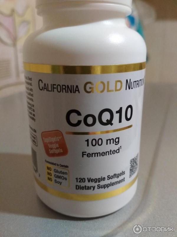 Витамины California Gold Nutrition Коэнзим Q10 фото