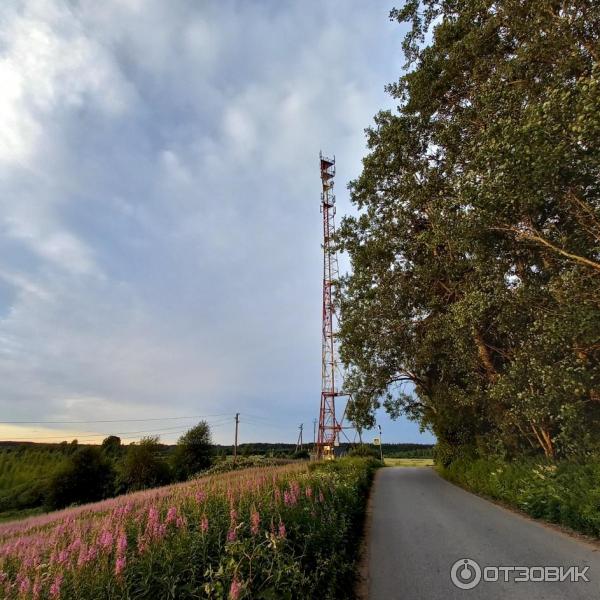 Вышка сотовой, дорога к памятнику и церкви. Местечко для фото и рыбаков по основной дороге