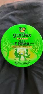 Свеча от комаров Gardex фото