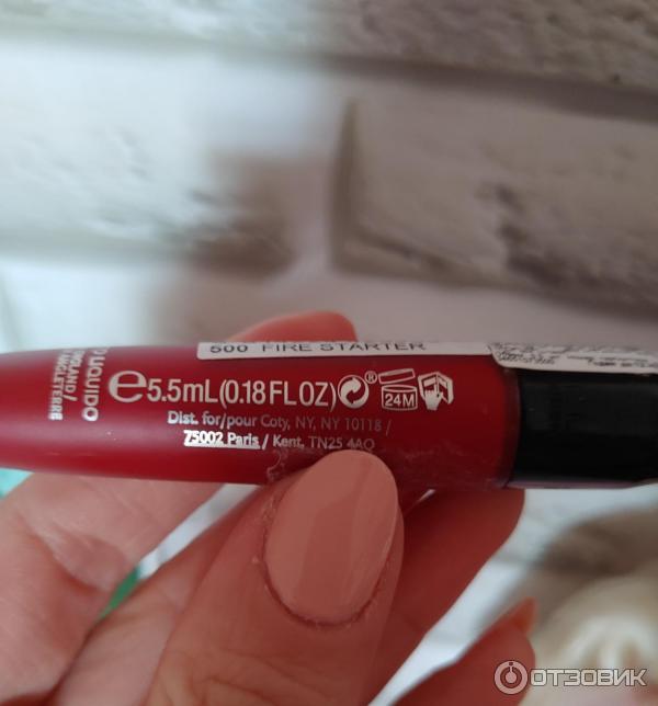 Жидкая матовая помада Rimmel Stay Matte Liquid Lip Colour фото