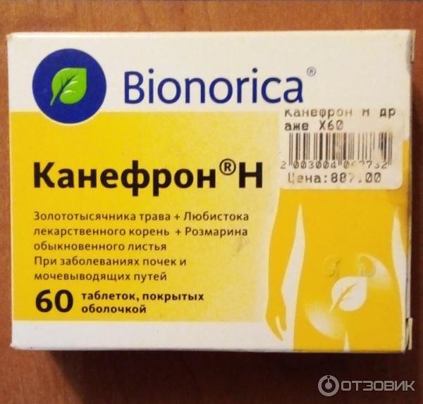 Лекарственное средство Bionorica Канефрон Н фото