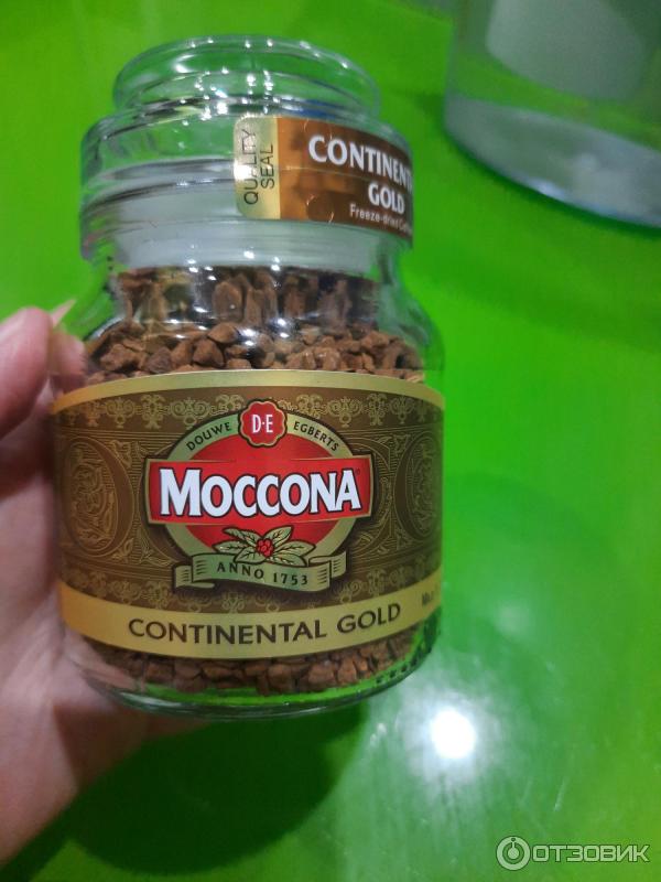 Кофе Moccona Continental Gold растворимый фото