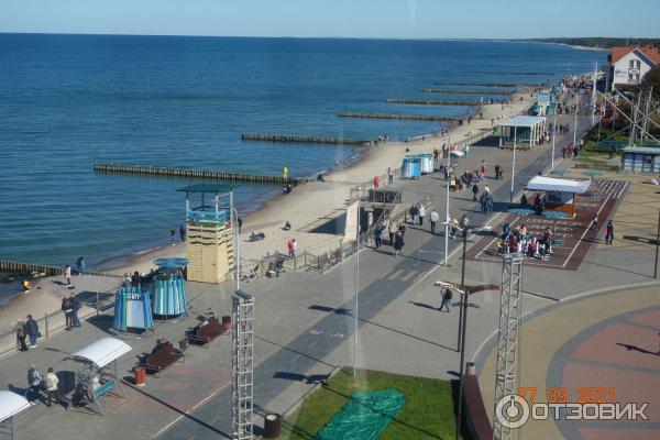 Променад в Зеленоградске, Калининградская область.