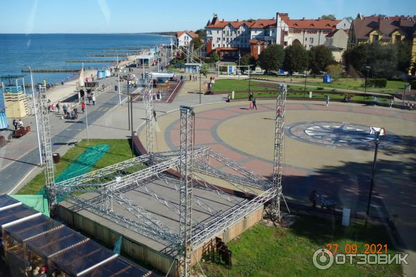 Площадь Роза Ветров в Зеленоградске