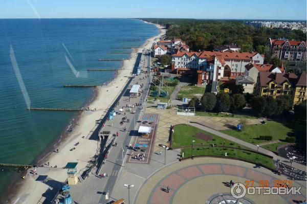 Колесо обозрения Глаз Балтики в Зеленоградске, Калининградская область.