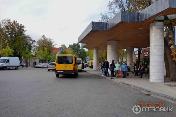 Привокзальная площадь в Зеленоградске