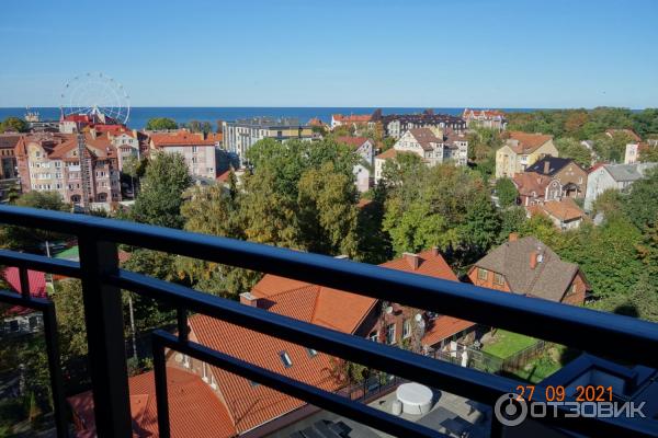 Смотровая площадка на водонапорной башне в Зеленоградске