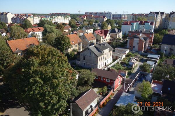 Смотровая площадка на водонапорной башне в Зеленоградске