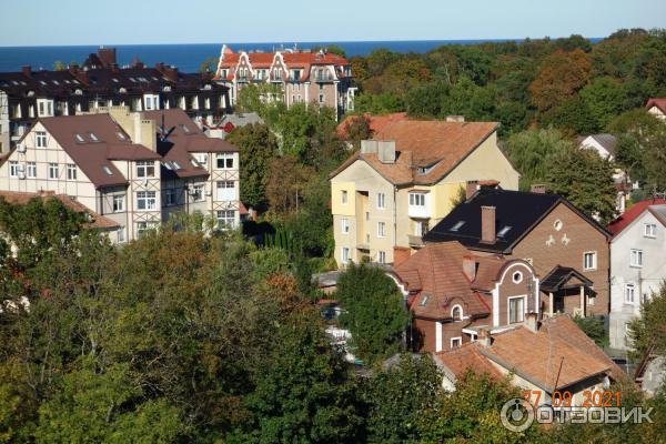 Смотровая площадка на водонапорной башне в Зеленоградске