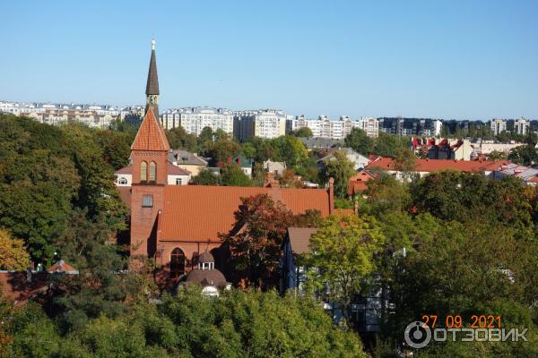 Смотровая площадка на водонапорной башне в Зеленоградске