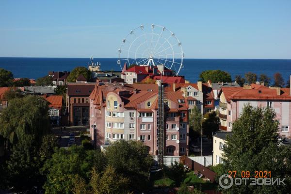 Смотровая площадка на водонапорной башне в Зеленоградске