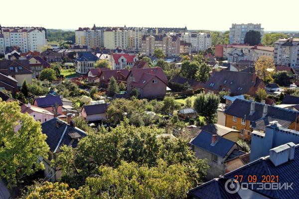 Смотровая площадка на водонапорной башне в Зеленоградске