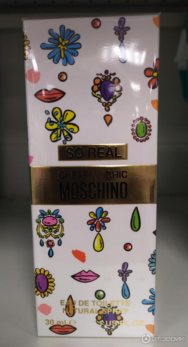 Туалетная вода Moschino Cheap and Chic So Real фото