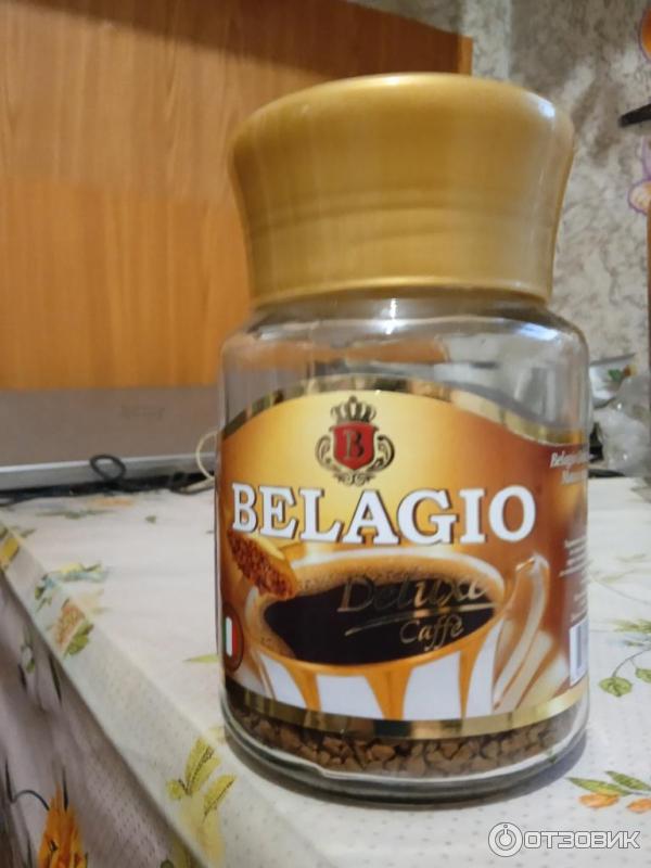 Растворимый сублимированный кофе Интеркафе Belagio Deluxe Caffe фото