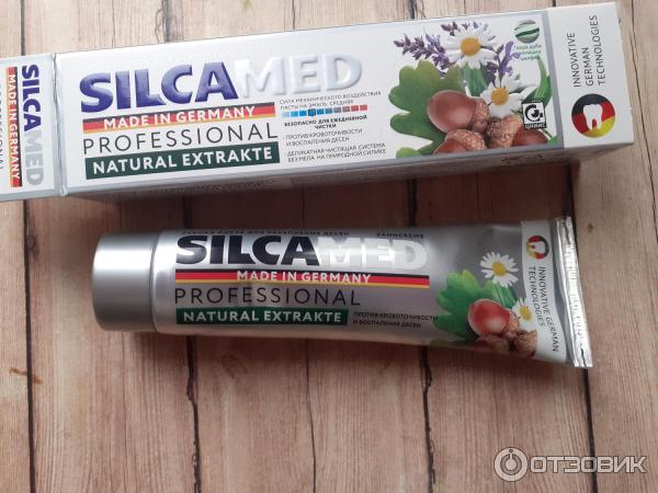 Зубная паста Silcamed Natural Extrakte Professional для укрепления десен фото