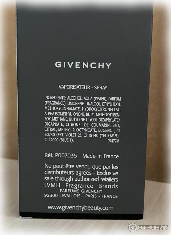 Туалетная вода Givenchy Gentlemen Only фото