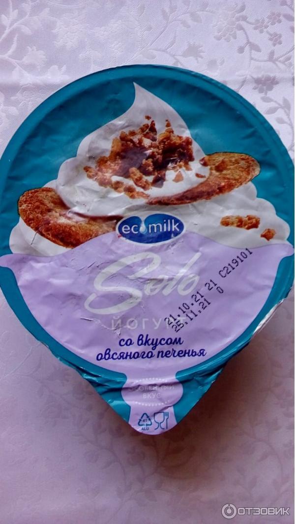 Йогурт Ecomilk Solo со вкусом овсяного печенья фото