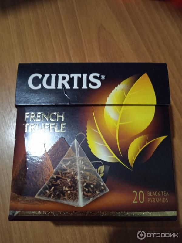 Чай черный Curtis French Truffle Французский трюфель в пирамидках фото