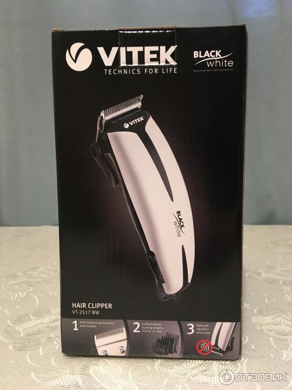 Машинка для стрижки волос Vitek VT-2517 BW фото