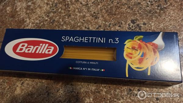 Макаронные изделия Barilla Spaghettini n.3 фото