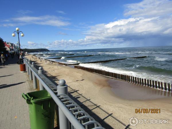 Пляж г. Светлогорска (Россия, Калининградская область) фото