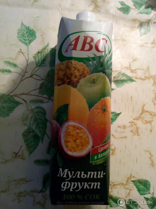 Отзыв о Сок ABC | Хороший мультифруктовый сок
